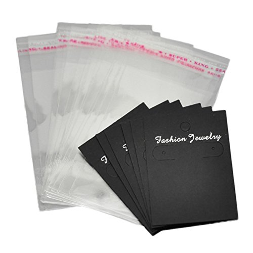 Supports carton pour boucles d'oreilles avec po...