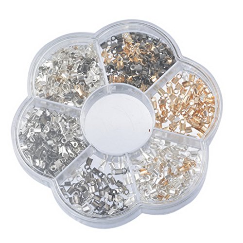 Mixte couleur accessoires de bijoux embouts à é...