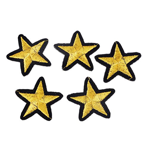 Écusson brodé patch thermocollant forme etoile ...