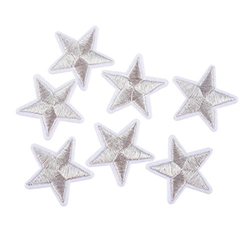 Lot de 10pcs petit écusson brodé patch thermoco...