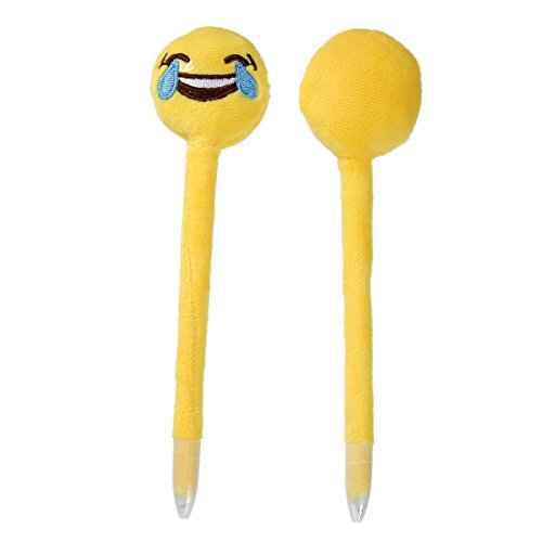 Souarts Stylos à bille emoji emoticône cri jaune 17x4.1cm 1pc code EAN 0600977715091 