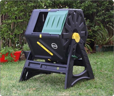 Best4garden Double 105 L Tumbling Composteur - Vitesses Jusqu'processus - tourner sans effort - Facile à monter - Système de mélange et d'aération - Structure robuste - Convient pour l'année - en plastique recyclé dans Composteur - Rat sans Solution. code EAN 0600978292027 