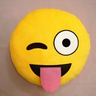 Emoji émoticônes oreiller rire coussin présiden...