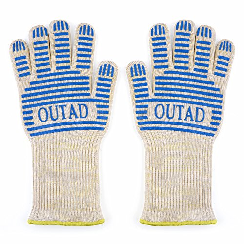 Gants four anti-chaleur flexible pour barbecue ...
