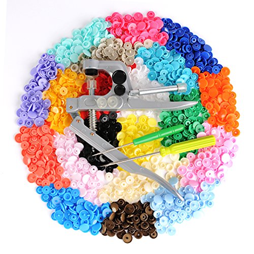 [LIHAO Pressions + kit de Pince] 300pcs Boutons...