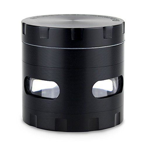 Grinder, LIHAO 4-part 5.5cm Grinder Moulin à He...