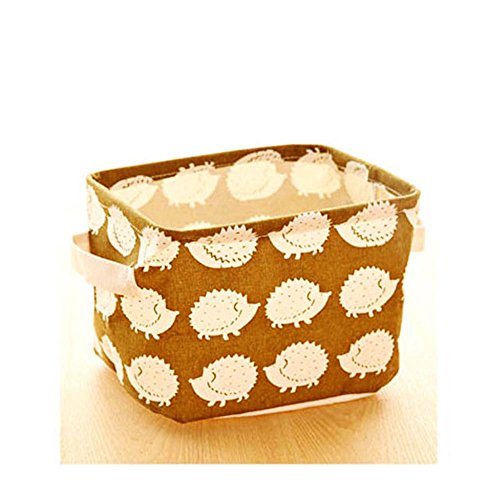 Panier de rangement tissu pliable naturel boîte...