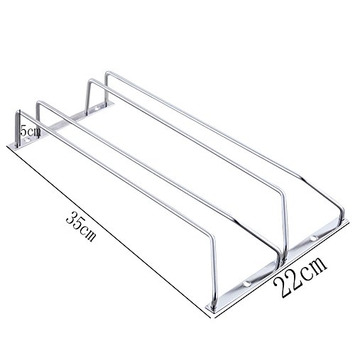 Samber samber sous armoire en acier inoxydable verres à pied à double rangée Taille M argent code EAN 0602391037780 