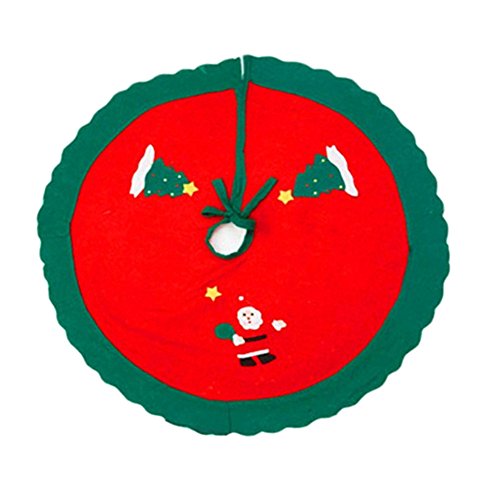 ZSL Tissu Jupe de sapin de Noël traditionnel de Noël Arbre Decor Tablier pour tapis 88,9 cm Diamètre, Gaffer code EAN 0602391354054 