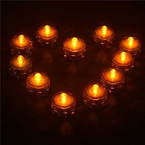 12 Lumières de LED Submersible Batterie Etanche...