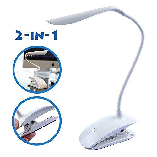 Lampe led de bureau lecture table usb rechargea...