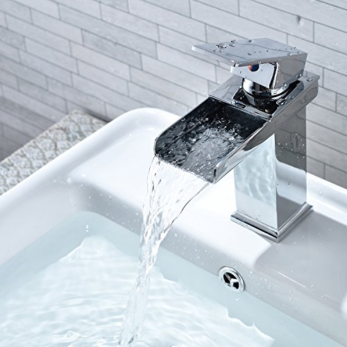 Mitigeur robinet chromé lavabo salle de bain