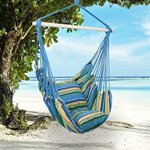 Balançoire hamac chaise siège suspendu de toile...