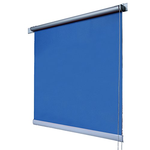 80 x 175cm store enrouleur occultants bleu ride...