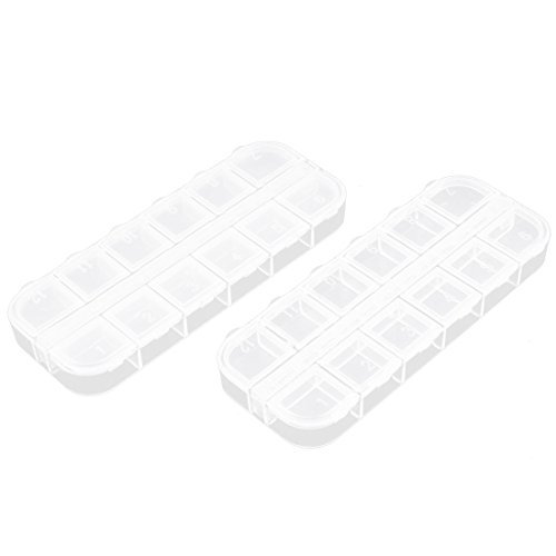 Perles double rangée 12compartiments boîte de r...