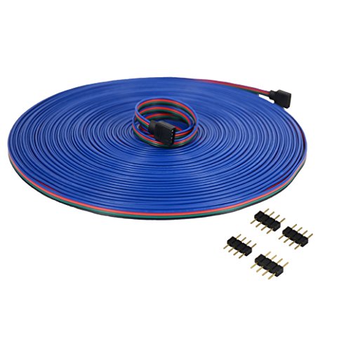 4 20m Couleur / 65.6ft RGB Extension Cable lign...