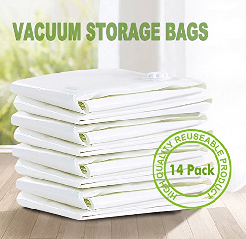 Sacs de rangement sous vide Quntis® Vide sacs de compression Housse de rangement, économiseur d'espace, sacs de stockage 70 * 100 cm (3pack) 56 * 80cm (4pack) 45 * 60cm (4pack) 40 * 60cm(3pack) pour les duvets,couettes,rideaux, oreillers, literie, vêtements. --14Value Pack 0602456459649 Quntis Sacs de rangement sous vide Quntis® Vide sacs de compression Housse de rangement, économiseur d'espace, sacs de stockage 70 * 100 cm (3pack) 56 * 80cm (4pack) 45 * 60cm (4pack) 40 * 60cm(3pack) pour les duvets,couettes,rideaux, oreillers, literie, vêtements. --14Value Pack 0602456459649 Quntis