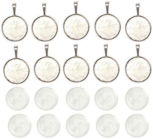 PandaHall-Lot de 10kits Supports Pendentifs+ Ca...