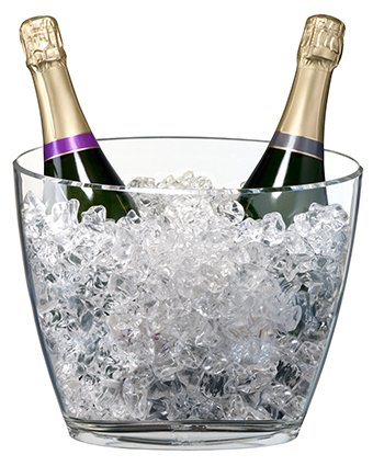 Seau à champagne Acryl pour 2 bouteilles de vin