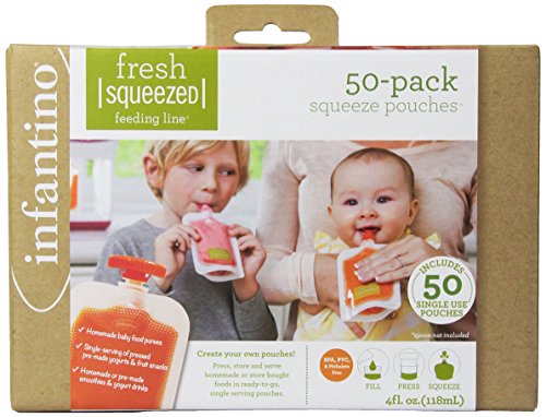 50 poches de conservation de pour squeeze station
