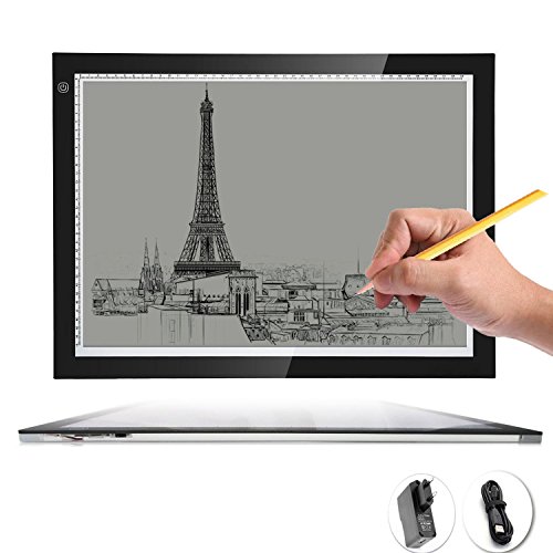 A3 led tablette lumineuse réglable lumineuse de...