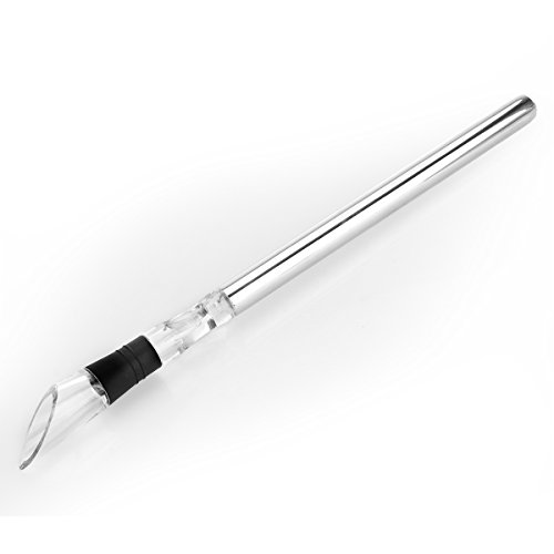 Vintoral Acier inoxydable refroidisseur à vin bâton avec aérateur et bec verseur anti-goutte 0603097064049 (0603097064049)
