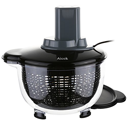 Essoreuse à salade électrique avec rotation