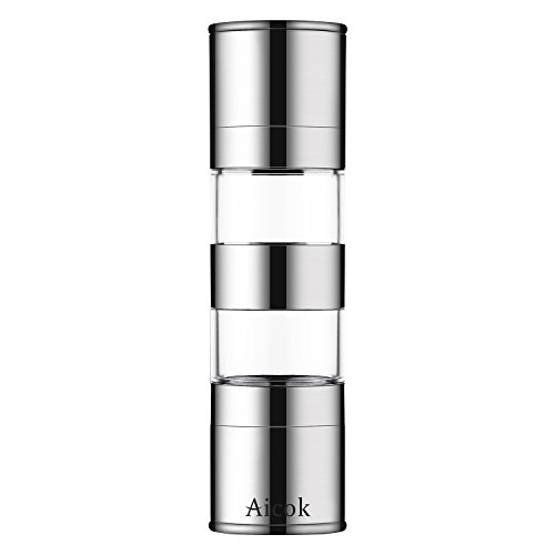 Moulin 2 en 1 à poivre et sel poivrier et saliè...