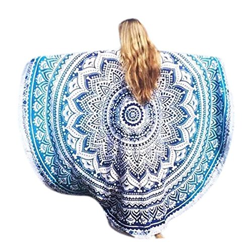 UQ Tapisserie en chiffon Hippie Mandala Yoga Ma...