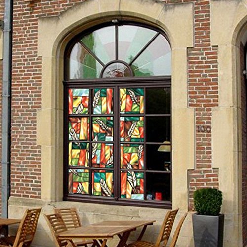 UQ Rouleau de Film Amovible Décoratif Aucun Adh...