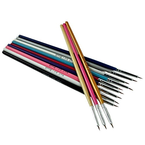 Other 12/Set Nail Art Design Peinture Stylo pinceau Outil de dessin Set de peinture Dotting Tool code EAN 0603338625206 
