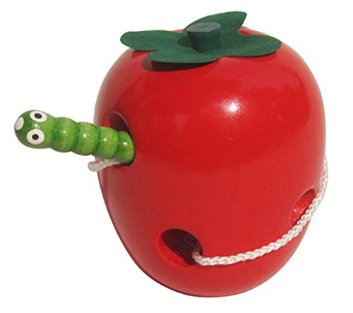 Jouet en bois 12 mois pomme a enfiler circuits ...