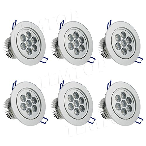 Un Lot de 6 Auralum® 7W Spots Plafonnier Orient...