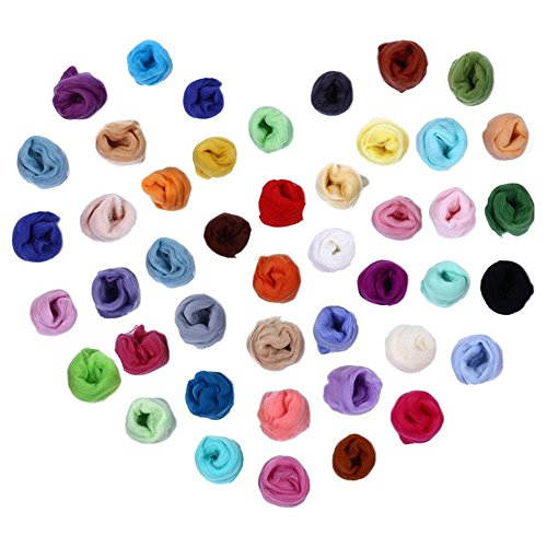 Laine fibre laine yarn roving pour needle felti...