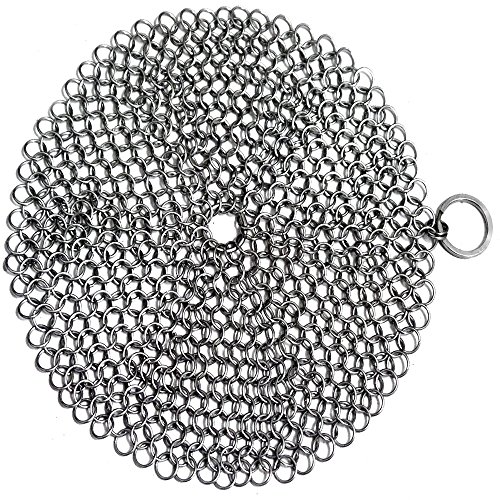 Delipop Cm7 jaseron à récurer en acier inoxydable qualité premium s316 dia. 17,8 cm souring ronds pour pour cuisine poêle poêle à frire wok code EAN 0603983843598 