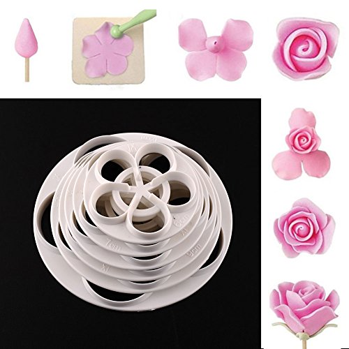 elecmotive 6 pièces. Rose Emporte-pièce en form...