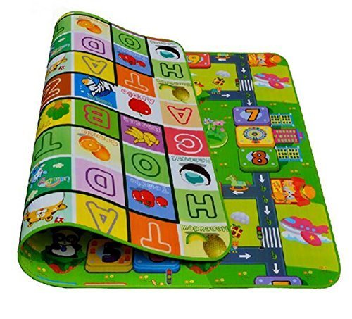 MXTBY 200x180cm bébé kid toddler crawl jouer jeu lettre alphabet mat tapis de pique-nique style aléatoire code EAN 0604753382767 