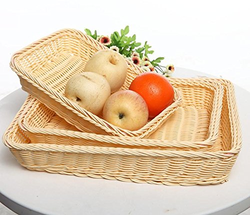 Panier de rangement en osier avec doublure Panier à Pain Hôtel Panier Cadeau Home decor3 Taille 0604753523597 ExcelTech