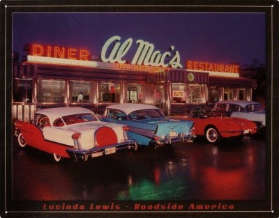 AL mAC lEWIS uS dINER pLAQUE uSA nEW gRAND s110...