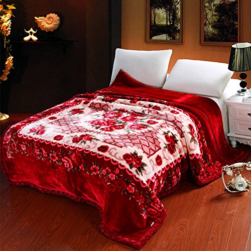 shinemoon Luxe Super Doux en peluche couverture...