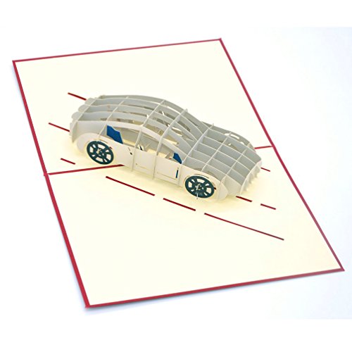 Carte d'anniversaire faite à main 3d pop up kir...