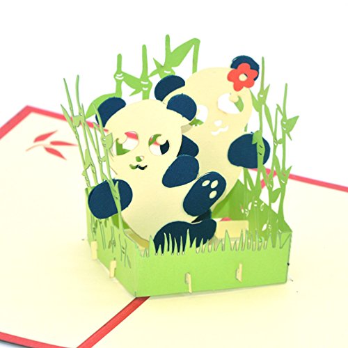 Carte d'anniversaire faite à main 3d pop up kir...