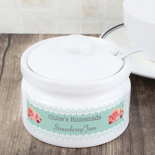 Motif floral vintage personnalisé Confiture suc...