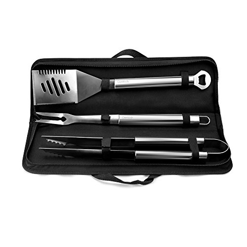 Lot de 3 outils pour barbecue Denkich BBQ en ac...