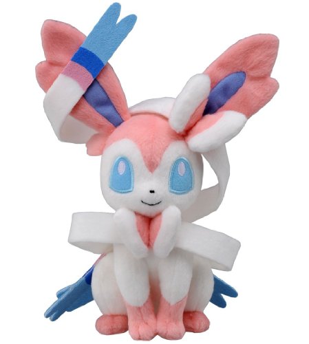 Peluche à l'effigie du pokémon nymphali  25 cm