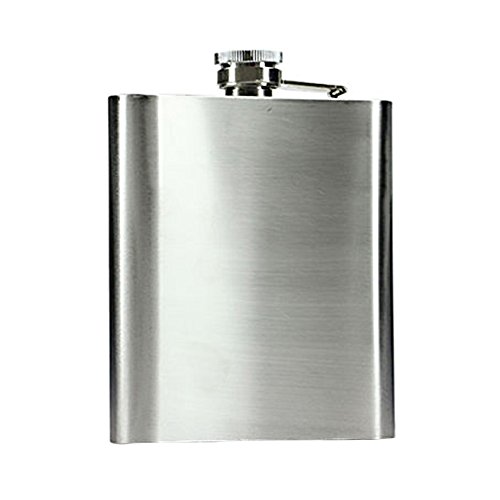Laitb Flasque alcool hip flask matière en acier inoxydable avec entonnoir(4oz/5oz/6oz/8oz/10oz/18oz) code EAN 0606719723195 