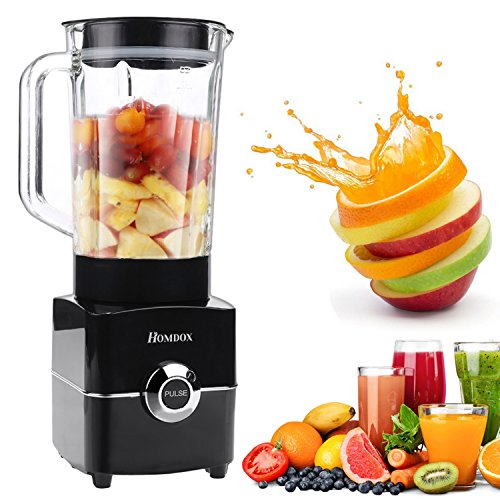 Mixeurs blenders 500w 1.5l-noir avec deux vitesses