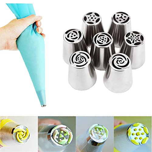 Zetong 7 pièces en acier inoxydable Russe de gl...