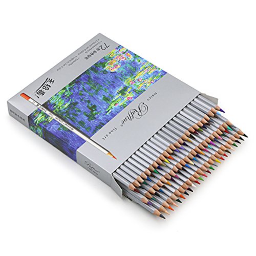 72 crayons de couleur de forme hexagonale, qualité professionnelle (72 couleurs) 0607569045031 Sumnacon 72 crayons de couleur de forme hexagonale, qualité professionnelle (72 couleurs) 0607569045031 Sumnacon