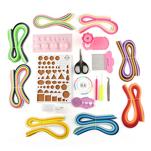 3mm kits de quilling avec 36couleurs*20pcs band...